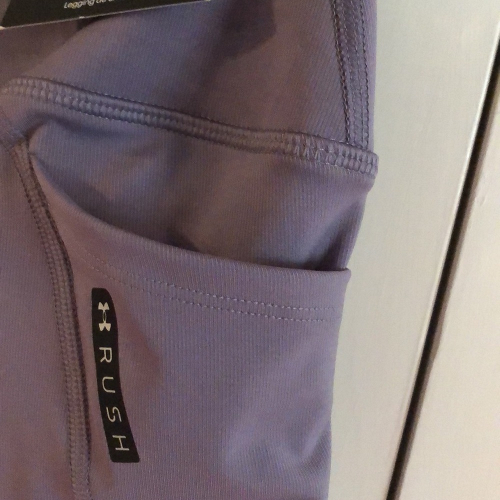 Brand new Under Armour purple compression high-rise full length leggings. - Picture 3 of 5